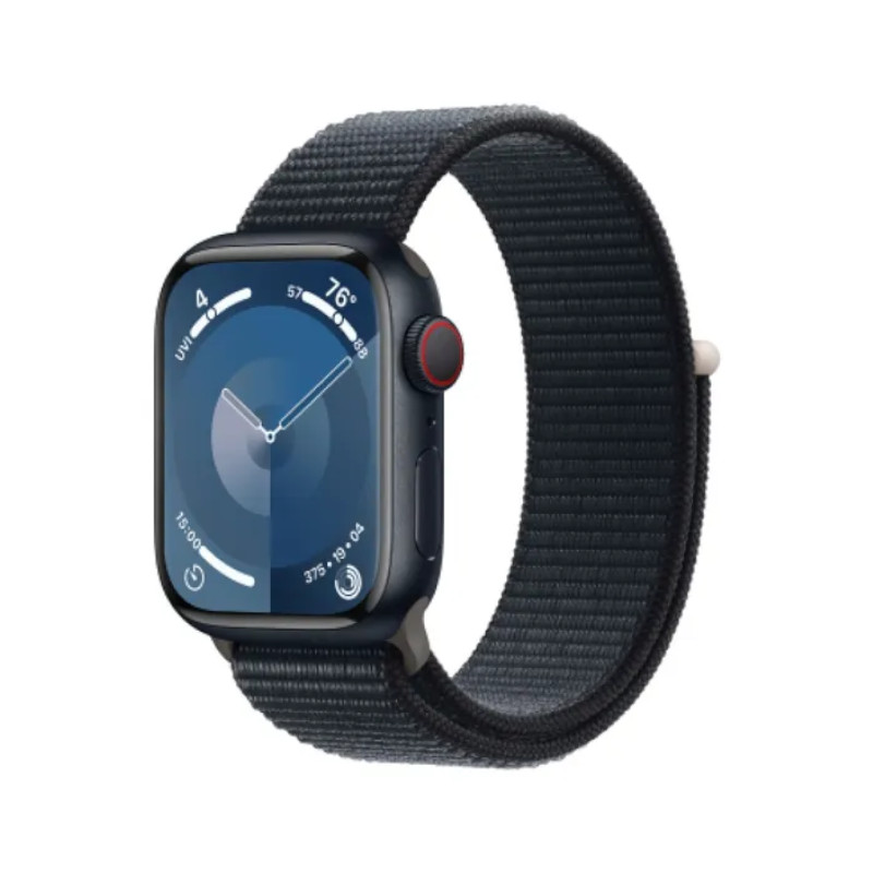 Apple Watch Series 9 | 45mm Midnight Aluminum | Midnight Sport Loop
