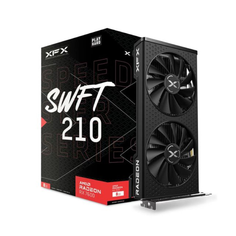 XFX Radeon RX7600 XT Speedster SWFT | 16GB GDDR6