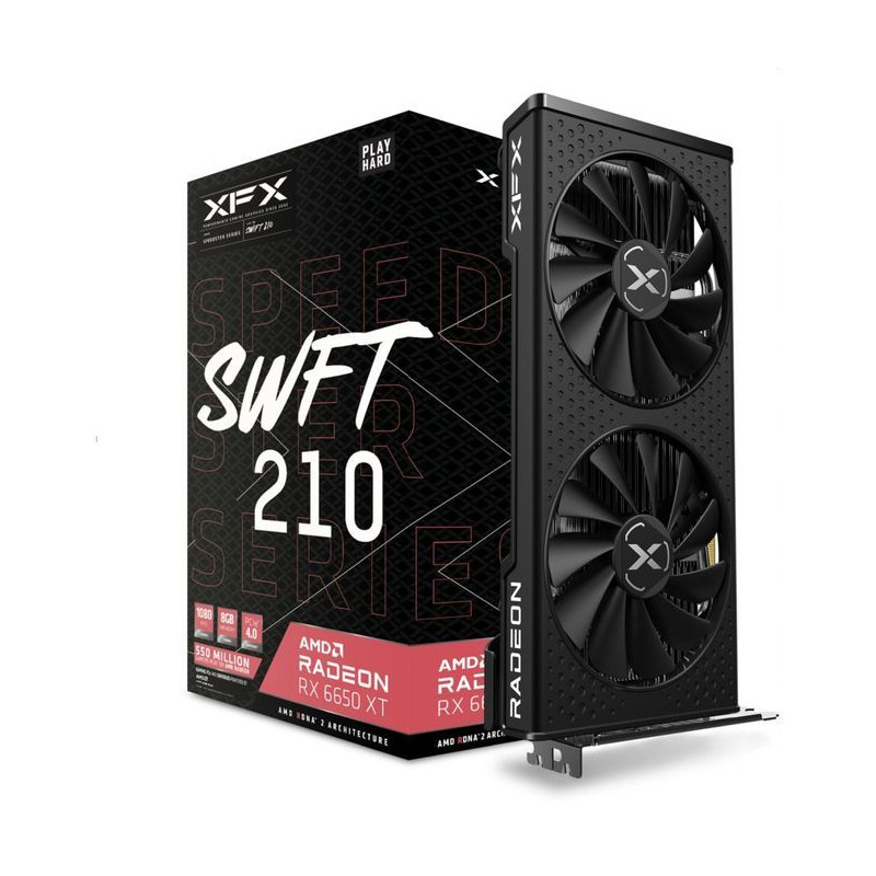 [GPU-XFX-RX-665X8DFDG] XFX Radeon RX6650 XT Speedster SWFT | 8GB GDDR6