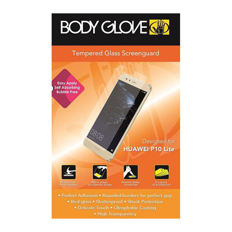 Body Glove Tempered Glass Screenguard - for Huawei P10 Lite - Clear