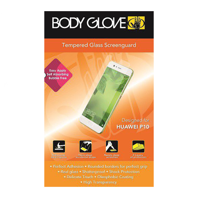 Body Glove Tempered Glass Screenguard - for Huawei P10 - Clear