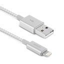 Moshi Integra USB to Lightning Cable - Jet Silver