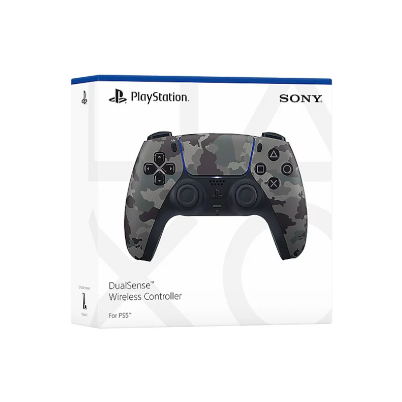 PS5 DualSense Wireless Controller | Grey Camo 
