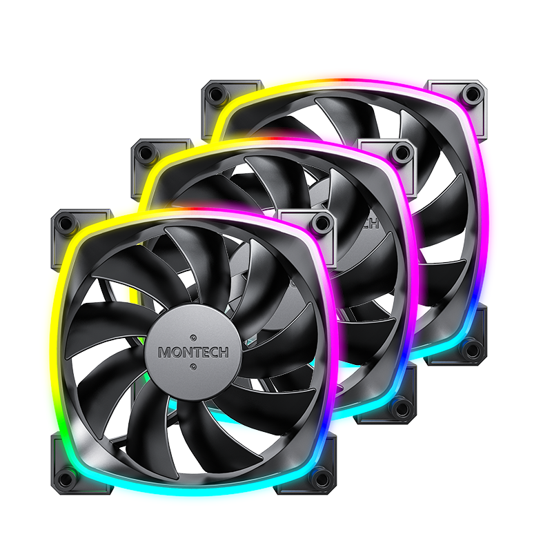 Montech AX120 PWM | 3 in 1 | Black