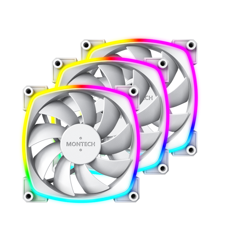 Montech AX120 PWM | 3 in 1 | White