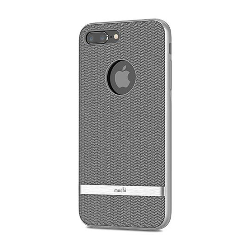 Moshi Vesta - For iPhone 8/7 Plus - Herringbone Gray