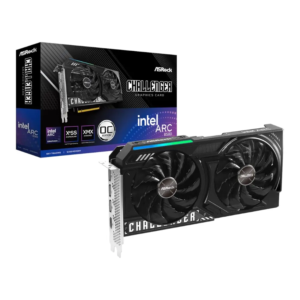 ASROCK Intel ARC B580 Challenger OC | 12GB GDDR6