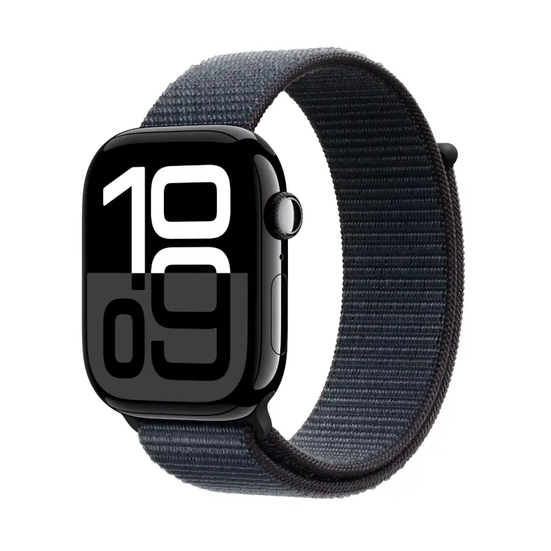 Apple Watch Series 10 | 42mm Jet Black Aluminium | Ink Spot Loop