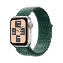 Apple Watch Series SE | 40mm Starlight Aluminium | Lake Green Sport Loop