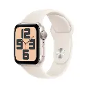 Apple Watch Series SE | 44mm Starlight Aluminium | Starlight Sport Band | M/L