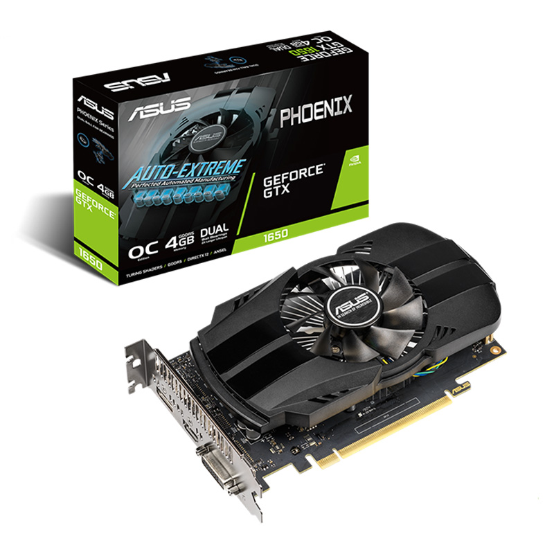 ASUS Phoenix GeForce GTX1650 OC Edition - 4GB GDDR6