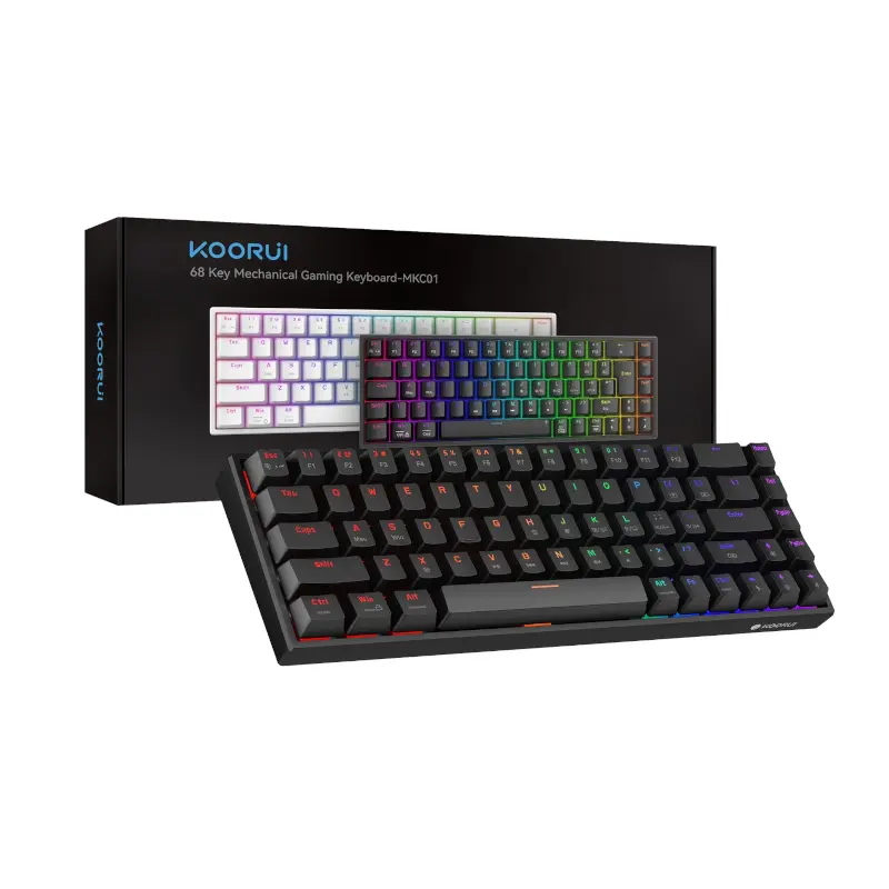Koorui MKC01 | Gaming Keyboard | MX RED | Black