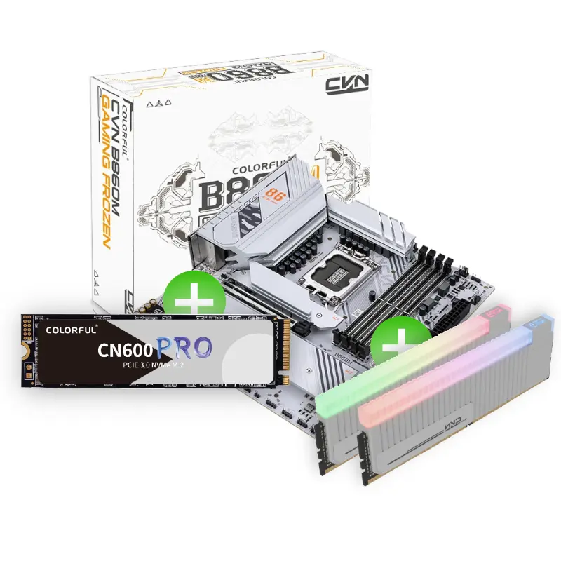 [KIT-CVN-B860M-32GB] CVN B860M Gaming | 32GB RAM | 1TB SSD | Intel Kit