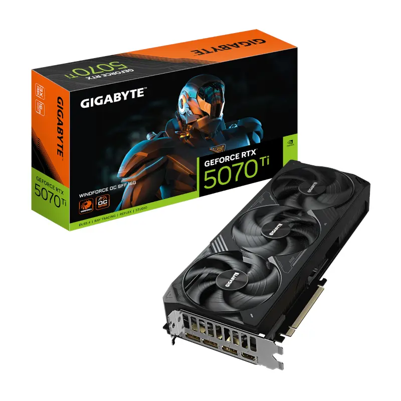 Gigabyte GeForce RTX 5070 Ti Windforce OC | SFF | 16GB GDDR7