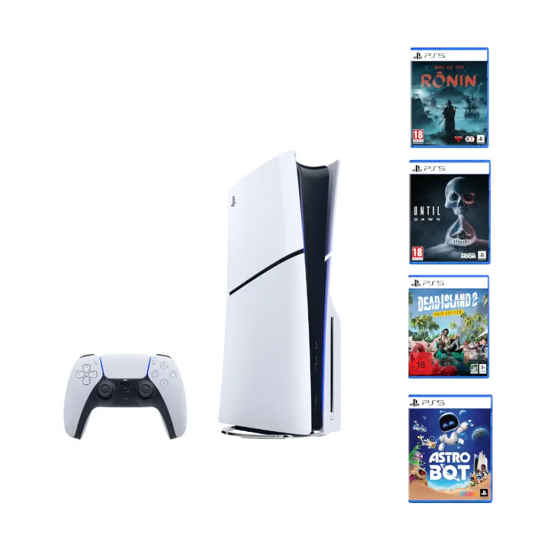 Sony Playstation 5 Slim | 4x Games Bundle