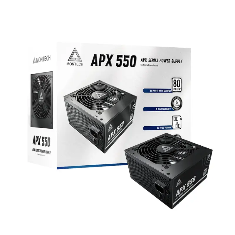[PSU-MT-APX550] Montech APX550 | White Certified