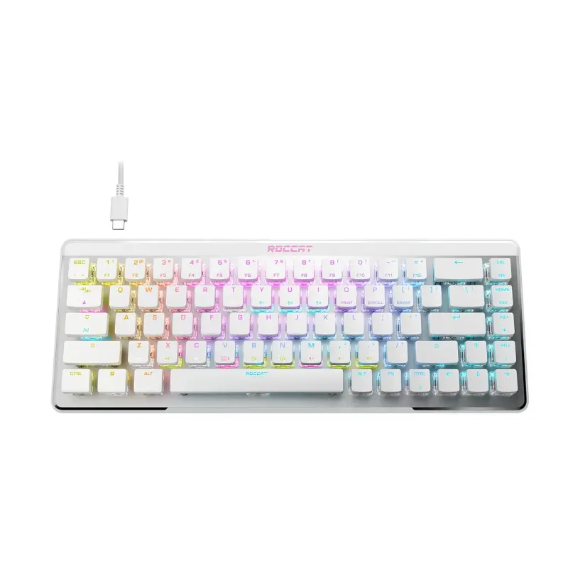 [KB-ROC-V-II-MINI] Roccat Vulcan II Mini Air Mechanical Gaming Keyboard | Linear Red Switch | White