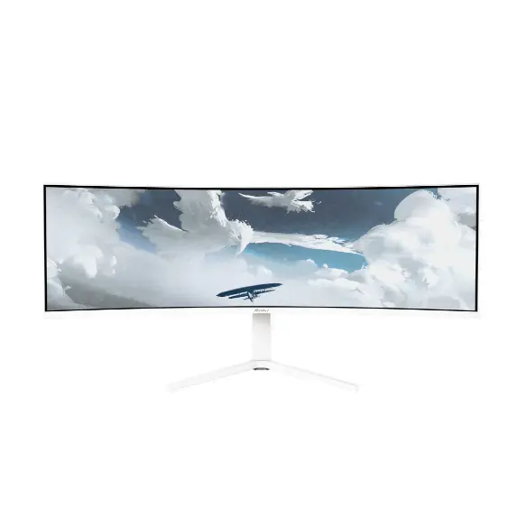 Arozzi Nova 49" VA Curved Gaming Monitor | 165Hz | 5120x1440 | White