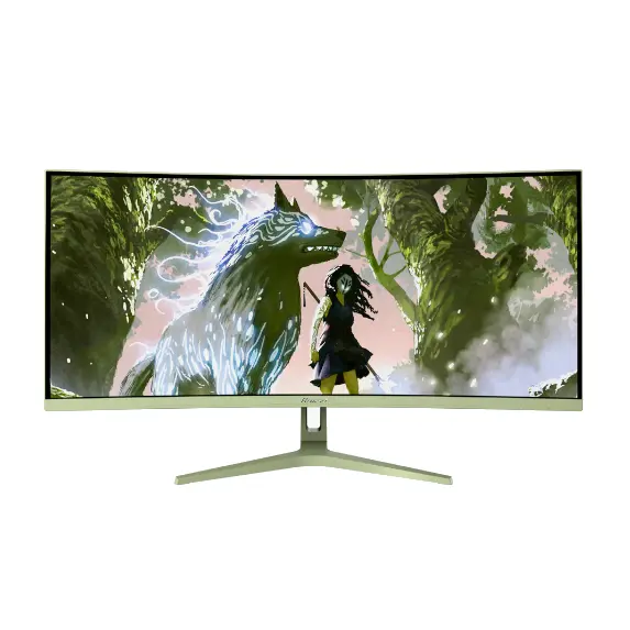 [MON-AZ-NO-34T2K165-FST] Arozzi Nova 34" VA Curved Gaming Monitor | 165Hz | 3440x1440 | Forest Green