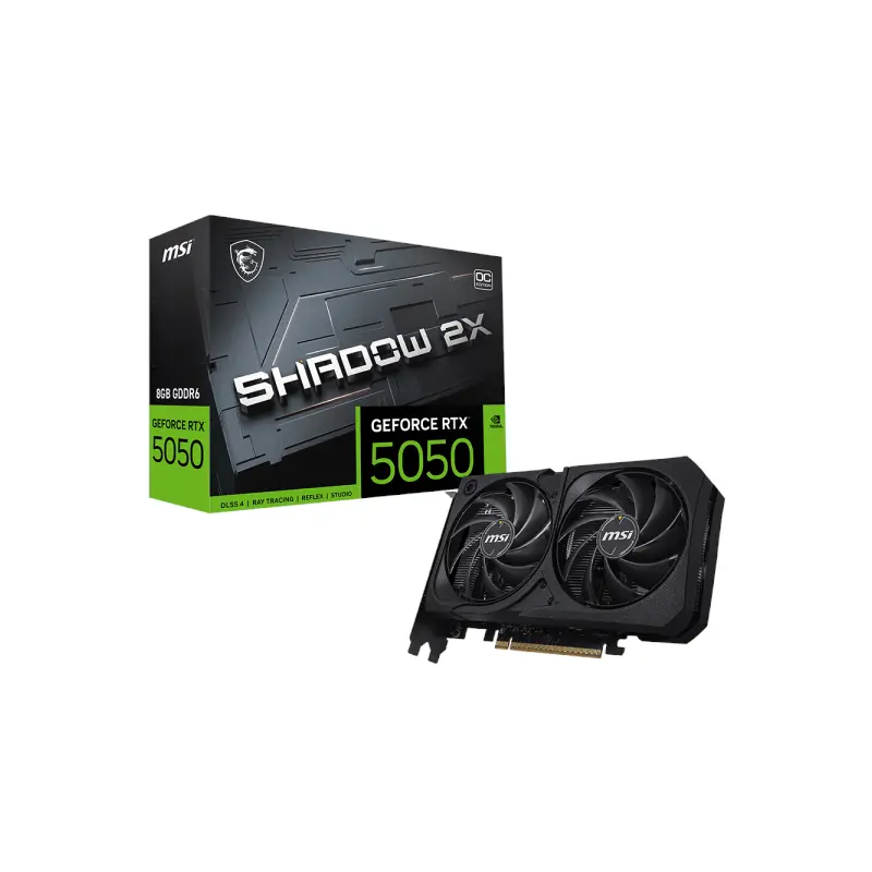 MSI GeForce RTX 5050 Shadow 2X OC | 8GB GDDR7