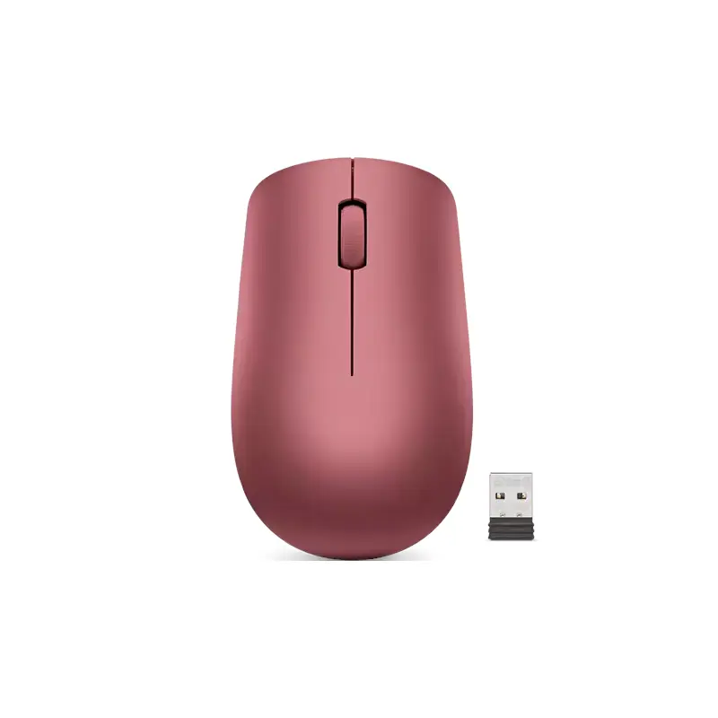 [MO-LEN-530-GY50Z18990] Lenovo 530 Wireless Mouse | Cherry Red
