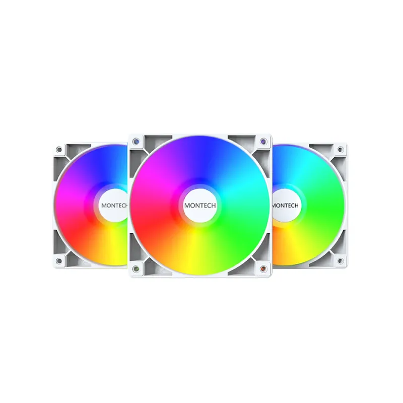 [CS-MT-GF120-3X-WH] Montech GF120 ARGB PWM | 3-in-1 | White