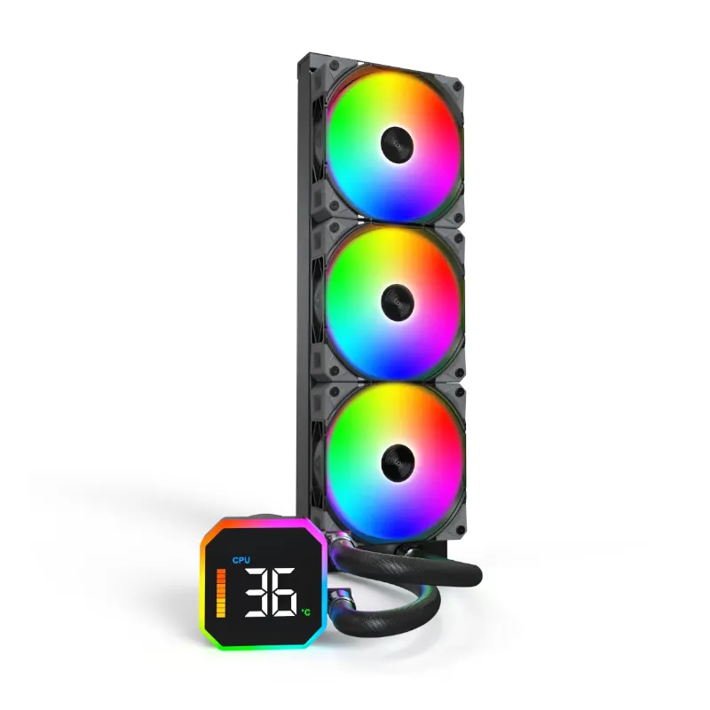 [CS-MT-HF-DIGI-360-BK] Montech HyperFlow DIGITAL 360 | Black