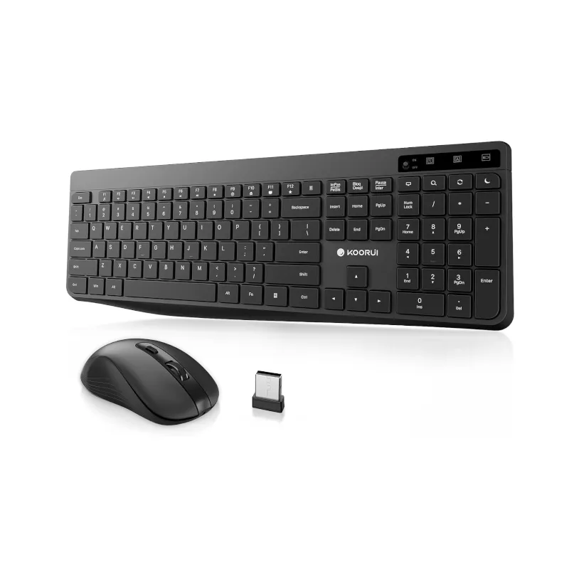[KB-KOO-BKM01-BK] Koorui BKM01 | Wireless Keyboard and Mouse Combo | Black