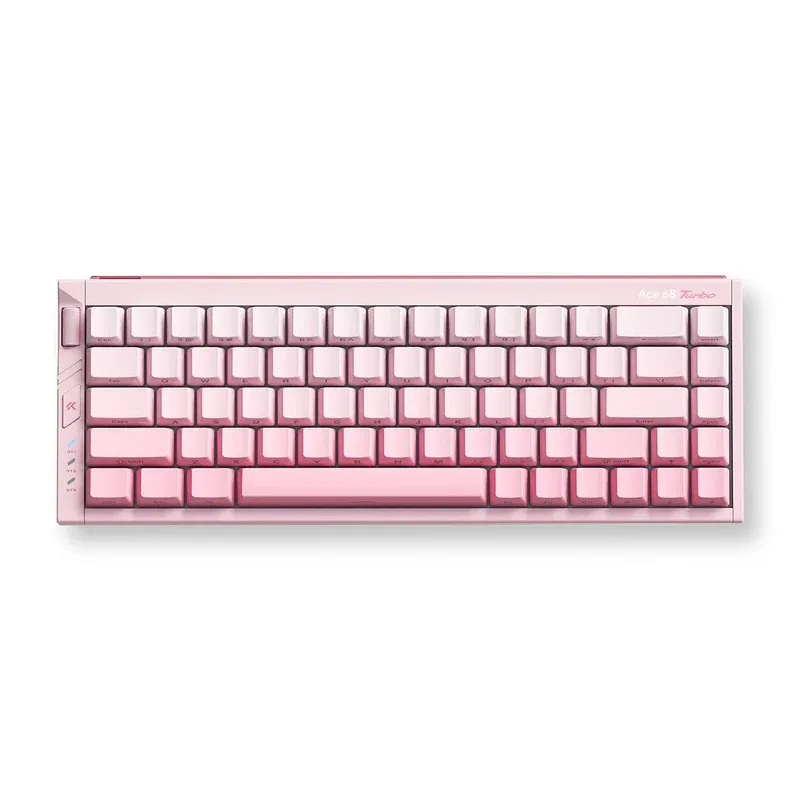 [KB-MC-ACE68-TURBO-7] MCHOSE Ace 68 Turbo | Hall Effect Magnetic Switch | Peachy Pink