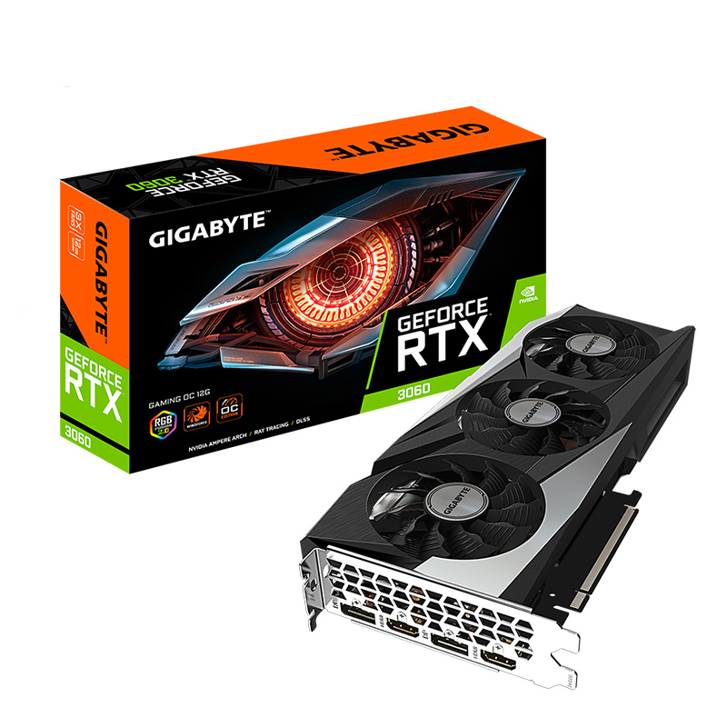 Gigabyte GeForce RTX3060 Gaming OC - 12GB GDDR6