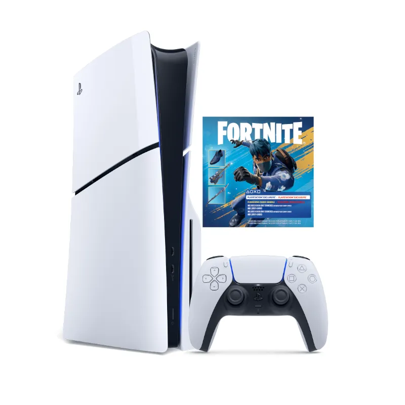 [PS5-SLIM-10261954] Sony Playstation 5 Slim | Disc Edition | Fortnite Bundle