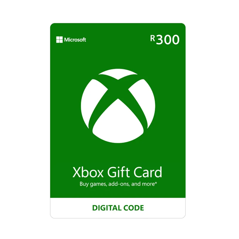 [SW-XBOX-300-ZAR] Xbox | ESD Gift Card | R300