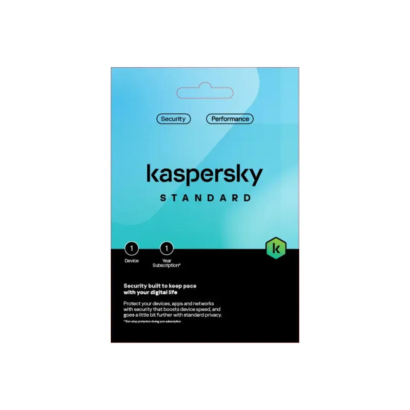 Kaspersky Standard | Anti Virus | 1 Device | 1 Year