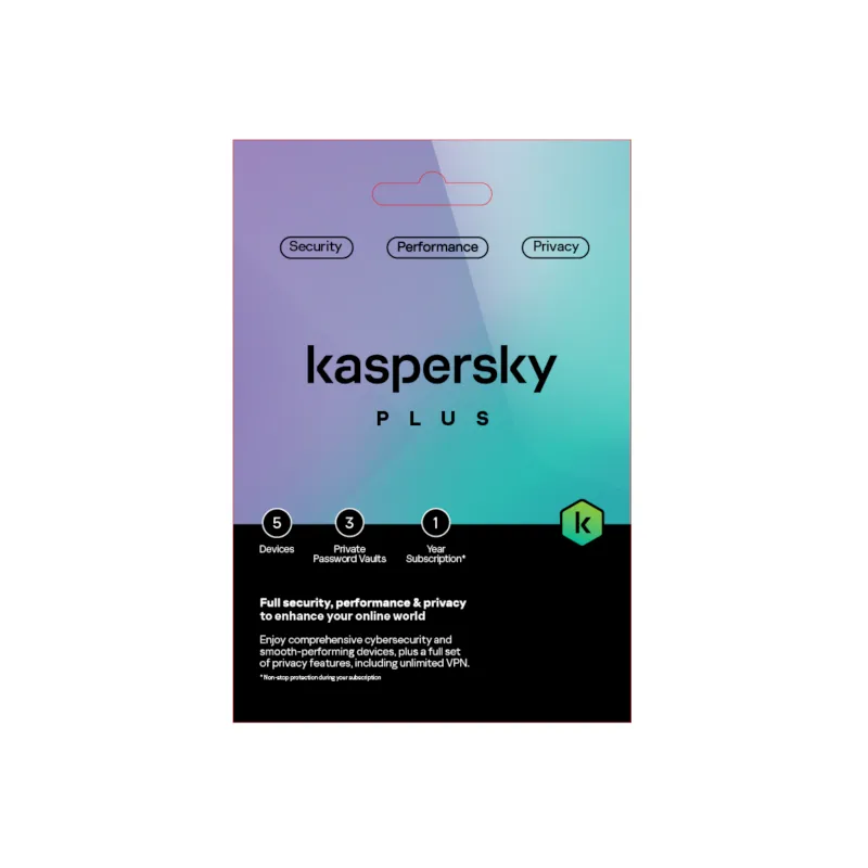 Kaspersky Plus | Internet Security | 5 Device | 1 Year
