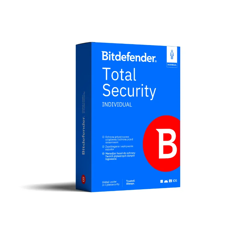 BitDefender Total Security Individual | 5 Device | 1 Year