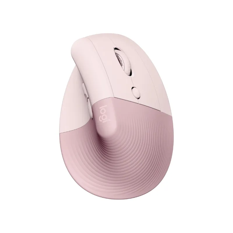 Logitech Lift Vertical Ergonomic Mouse | Rose