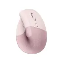 Logitech Lift Vertical Ergonomic Mouse | Rose