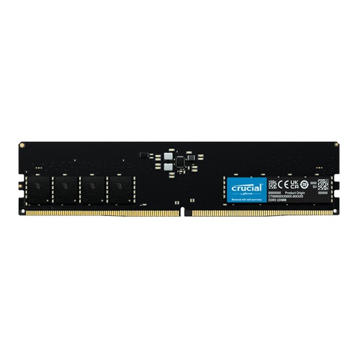 [RAM-CRU-16GB-DDR5-4800-UD] Crucial 16GB DDR5-4800 UDIMM Module | 1x16GB