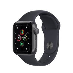 [APP-WAT-SE-44-MKQ63] Apple Watch SE | 44mm Space Grey Aluminum | Midnight Sport Band