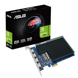 [GPU-ASUS-GT730-SL-2GB] ASUS GeForce GT730 Silent | 2GB GDDR5 | 4x HDMI Ports