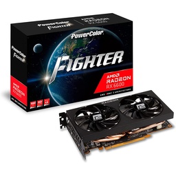 [GPU-PC-RX6600-FIGHT-8GB] Powercolor Radeon RX6600 Fighter | 8GB GDDR6