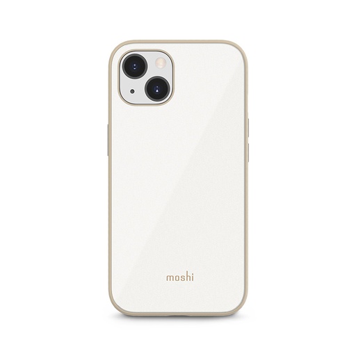 [MOS-IGL-IPH-13-PW] Moshi iGlaze | For iPhone 13 (SnapTo™) | Pearl White