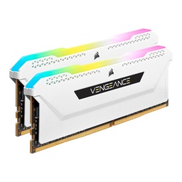 [RAM-COR-RGB-PROSL-16GB-3200K-WH] Corsair Vengeance RGB Pro SL | 16GB DDR4-3200 Kit | 2x8GB| | White