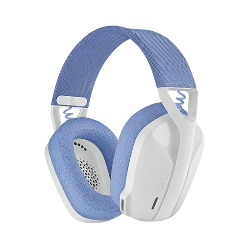 [HS-LOG-G435-WL] Logitech G435 | LIGHTSPEED | Wireless Gaming Headset | White and Lilac