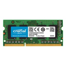 [RAM-CRU-8GB-1600-SD] Crucial 8GB DDR3L-1600 SODIMM Module (1x8GB) - For PC / MAC