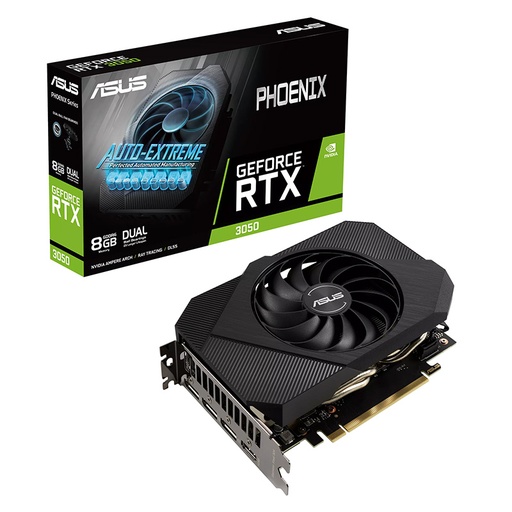 [GPU-ASUS-RTX3050-PNX-8GB] ASUS GeForce RTX 3050 Phoenix | 8GB GDDR6