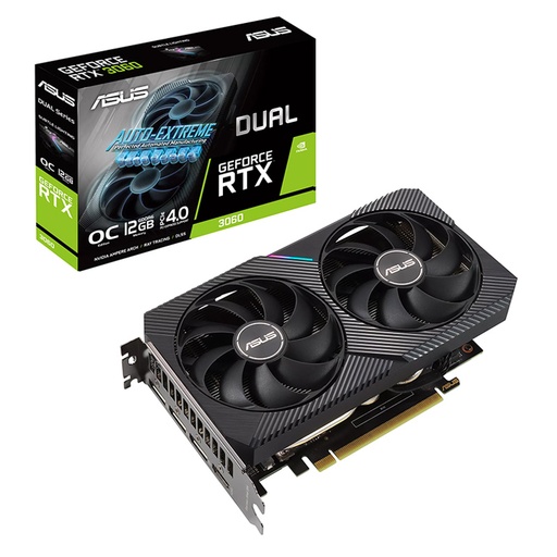 [GPU-ASUS-RTX3060-DUAL-12GB] ASUS GeForce RTX 3060 Dual V2 OC | 12GB GDDR6