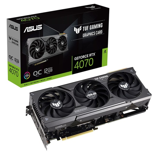 [GPU-ASUS-RTX4070-TUF-OC-12GB] ASUS GeForce RTX 4070 TUF OC | 12GB GDDR6