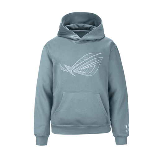 [MERCH-ASUS-GRAV-BG-MED] Asus ROG Gravity Hoodie | Blue-Grey | Medium