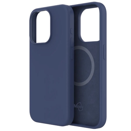 [ACC-MO-15PR31-MSLB] MOOV Soft Touch MagSafe | iPhone 15 Pro | Blue